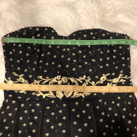 EUC Anthropology Lithe Strapless Dress - Sz 4 - Picture 8 of 8